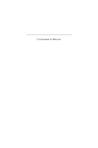 Citizenship in Britain: A History