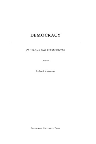 Democracy: Problems and Perspectives