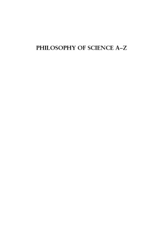 Philosophy of Science A–Z