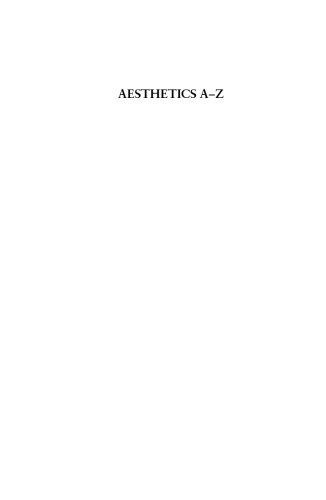 Aesthetics A–Z