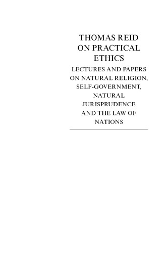 Thomas Reid on Practical Ethics
