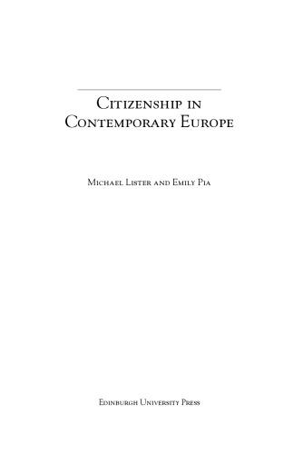 Citizenship in Contemporary Europe