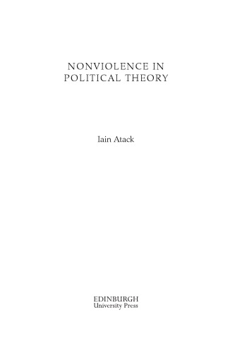 Nonviolence in Political Theory