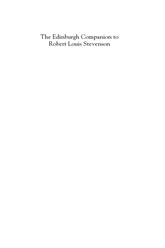 The Edinburgh Companion to Robert Louis Stevenson
