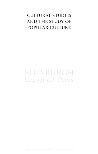 Cultural Studies and the Study of Popular Culture
