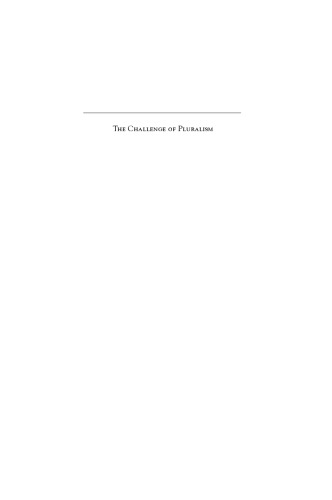 The Challenge of Pluralism: Paradigms from Muslim Contexts