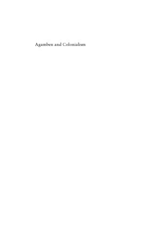 Agamben and Colonialism