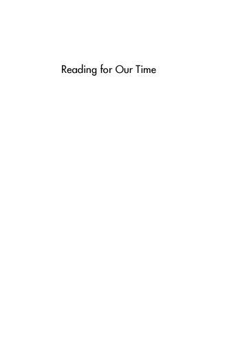 Reading for Our Time: 'Adam Bede' and 'Middlemarch' Revisited
