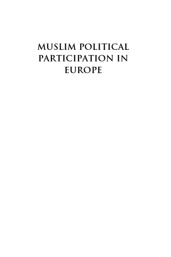 Muslim Political Participation in Europe