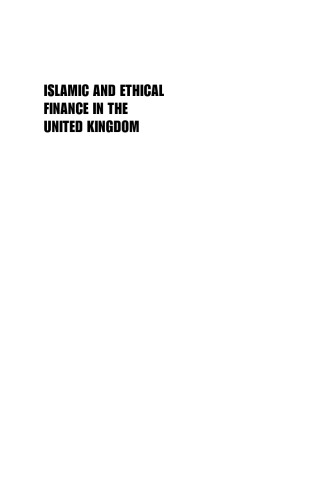 Islamic and Ethical Finance in the United Kingdom