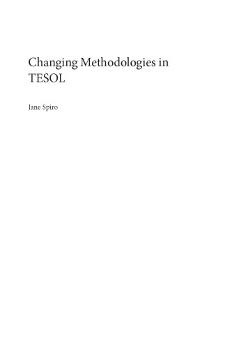 Changing Methodologies in TESOL