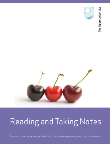 Reading and Taking Notes.