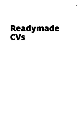 Readymade CVs