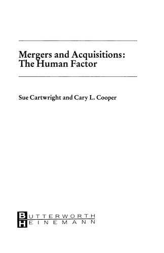 Mergers and Acquisitions. The Human Factor