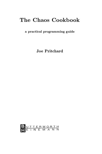 The Chaos Cookbook. A Practical Programming Guide
