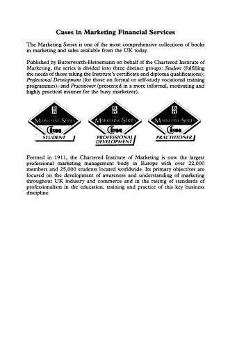 Cases in Marketing Financial Services