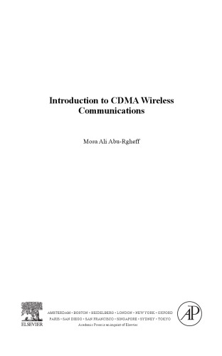 Introduction to CDMA wireless communications