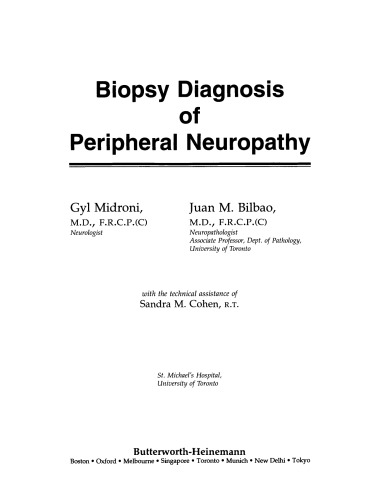 Biopsy Diagnosis of Peripheral Neuropathy