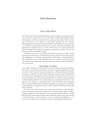 Turkey Beyond Nationalism: Towords Postnationalist Identities