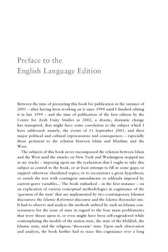 The State in Contemporary Islamic Thought: A Historical Survey of the Major Muslim Political Thinkers of the Modern Era