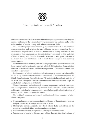 An Anthology of Ismaili Literature: A Shiʿi Vision of Islam