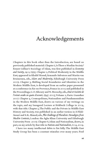 Beyond Islam: A New Understanding of the Middle East