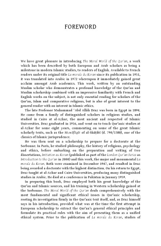 The Moral World of The Qur'an
