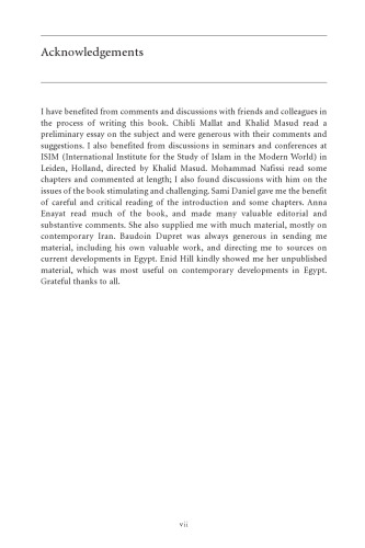 Law and Power in the Islamic World