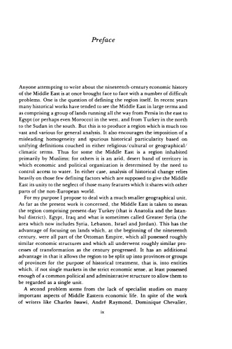The Middle East in the World Economy 1800-1914