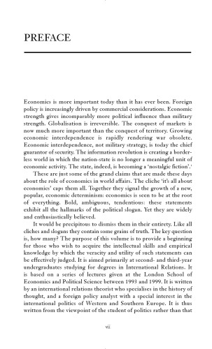 The Economic Factor in International Relations