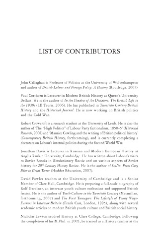 The British Labour Party and the Wider World: Domestic Politics, Internationalism and Foreign Policy