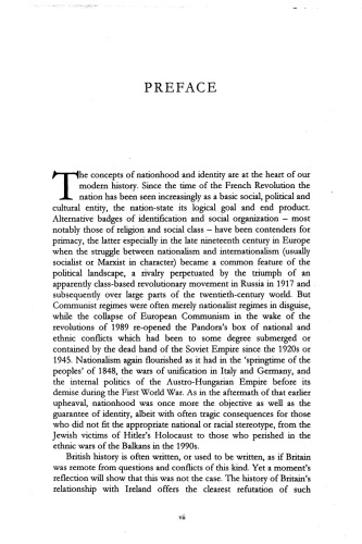 Nationhood and Identity: The British State since 1800