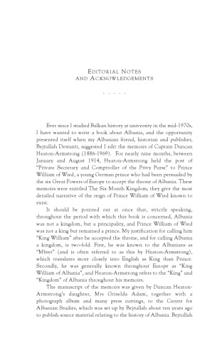 The Six Month Kingdom: Albania 1914