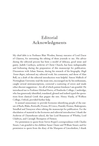 Hugh Trevor-Roper: The Wartime Journals