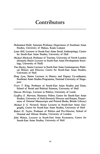 An Introduction to Southeast Asian Studies