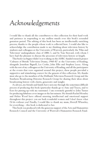 Re-viewing Television History: Critical Issues in Television Historiography