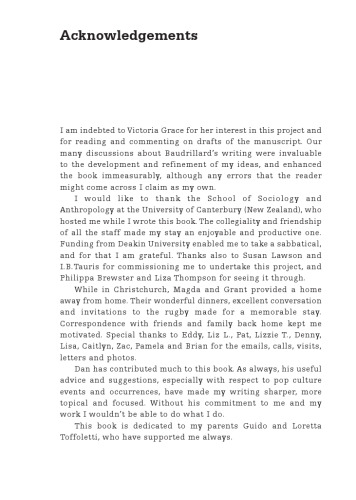 Baudrillard Reframed: Interpreting Key Thinkers for the Arts