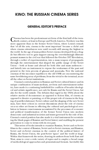 The Cinema of Alexander Sokurov