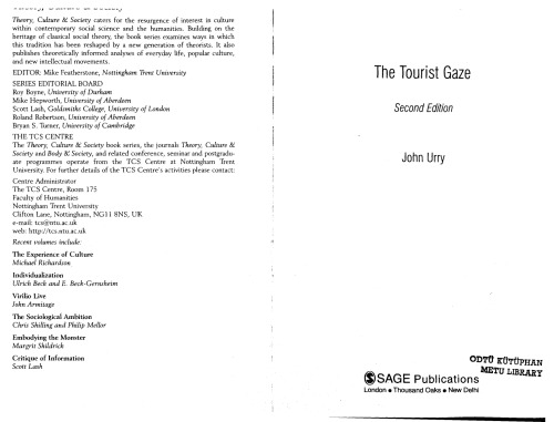 The Tourist Gaze