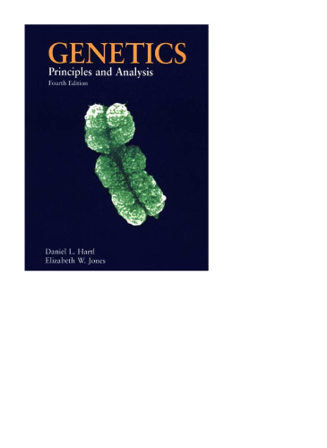 Genetics: principles and analysis
