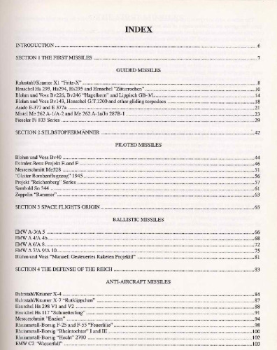 Secret Wonder Weapons of the Third Reich: German Missiles 1934-1945