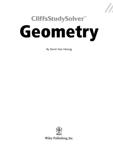 Geometry (CliffsStudySolver)