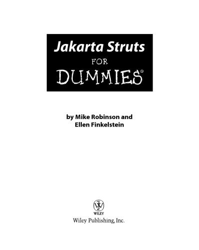Jakarta Struts for Dummies