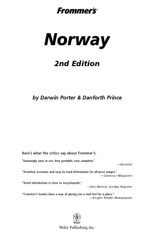 Frommer's Norway (2005) (Frommer's Complete)