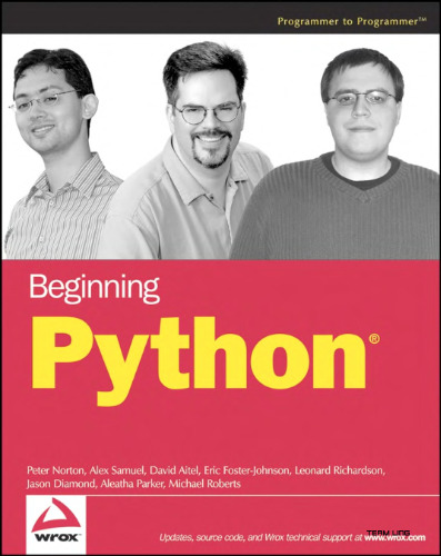 Beginning Python (Programmer to Programmer)