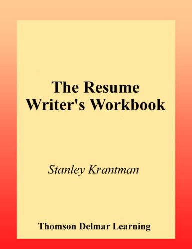 The resume writer's workbook