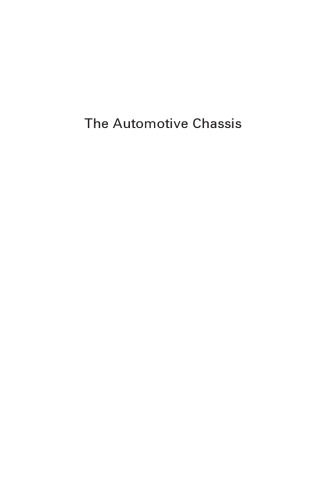 The Automotive Chassis: Engineering Principles