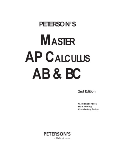 Master the AP Calculus AB & BC, 2nd Edition ()