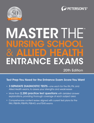 Master the Nursing School & Allied Health Entrance Exams