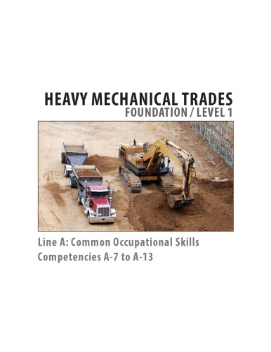 HEAVY MECHANICAL TRADES FOUNDATION / LEVEL 1 Line A Book 2